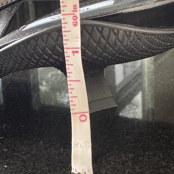 Prada calzature Donna kitten heel black leather size 37 - Picture 5 of 6